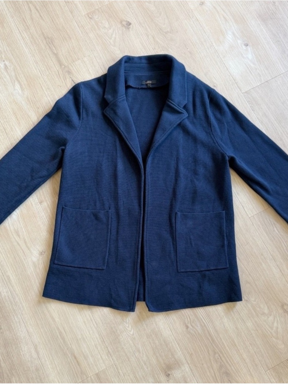 Navy Quince Organic Cotton Blazer